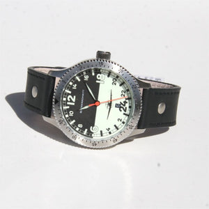 Aristo Herren Messerschmitt Uhr Fliegeruhr ME 108 / 108-24DR