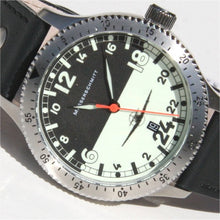 Laden Sie das Bild in den Galerie-Viewer, Aristo Herren Messerschmitt Uhr Fliegeruhr ME 108 / 108-24DR