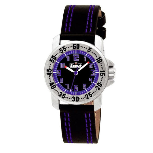 Scout Kinder Uhr Lernuhr Action Boys blau schwarz 280376022