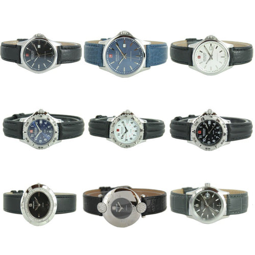 Swiss Military Hanowa Uhr Lederband verschiedene Modelle