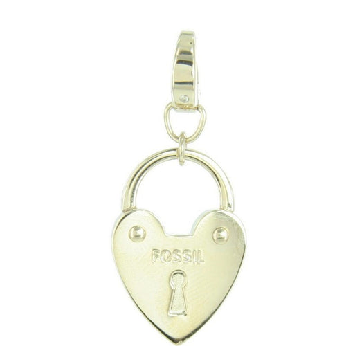 Fossil Anhänger Charms JF00033710 Schloss gold