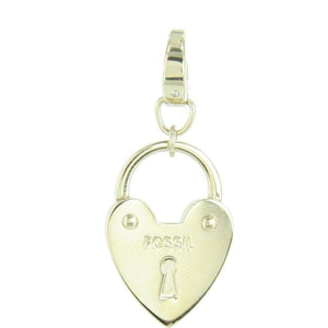 Fossil Anhänger Charms JF00033710 Schloss gold