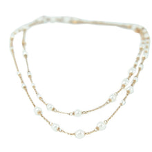 Laden Sie das Bild in den Galerie-Viewer, Skagen Damen Schmuck Set Kette + Ohrringe rose gold JNSR035 / JESR035