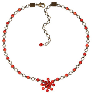 Konplott Halskette Collier Magic Fireball orange Hyazinth