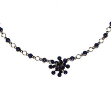 Laden Sie das Bild in den Galerie-Viewer, Konplott Halskette Collier Magic Fireball blau Dunkel-indigo
