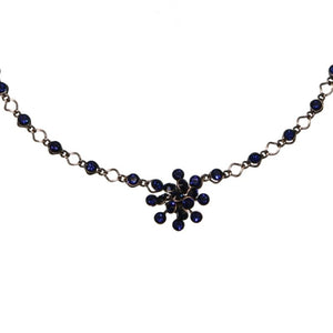 Konplott Halskette Collier Magic Fireball blau Dunkel-indigo