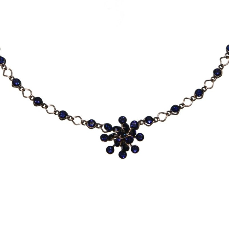 Konplott Halskette Collier Magic Fireball blau Dunkel-indigo