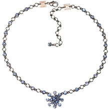 Laden Sie das Bild in den Galerie-Viewer, Konplott Halskette Collier Magic Fireball hellblau Hell-Saphir
