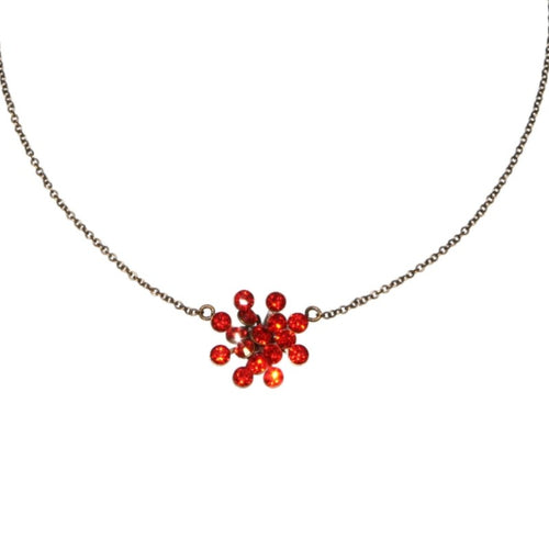Konplott Halskette hängend Collier Magic Fireball orange Hyazinth