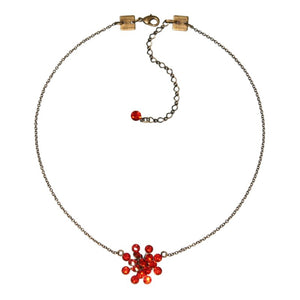 Konplott Halskette hängend Collier Magic Fireball orange Hyazinth