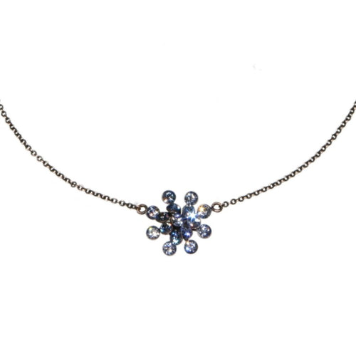 Konplott Halskette hängend Collier Magic Fireball hellblau Hell-Saphir