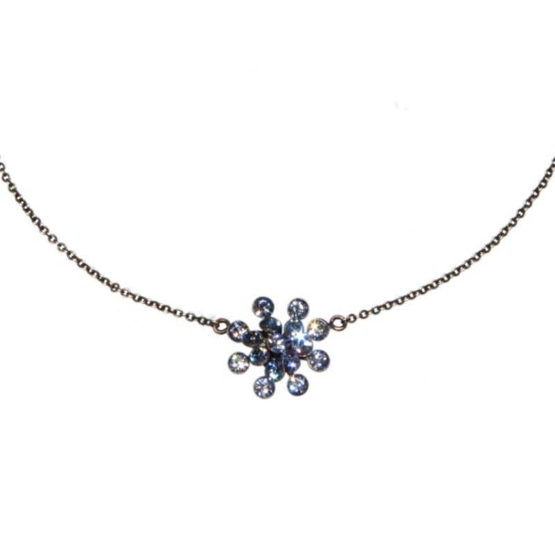 Konplott Halskette hängend Collier Magic Fireball hellblau Hell-Saphir