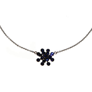 Konplott Halskette hängend Collier Magic Fireball blau Dunkel-indigo