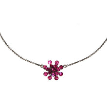 Laden Sie das Bild in den Galerie-Viewer, Konplott Halskette hängend Collier Magic Fireball dunkelrosa Fuchsia