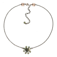 Laden Sie das Bild in den Galerie-Viewer, Konplott Halskette hängend Collier Magic Fireball hellgrün Chrysolit