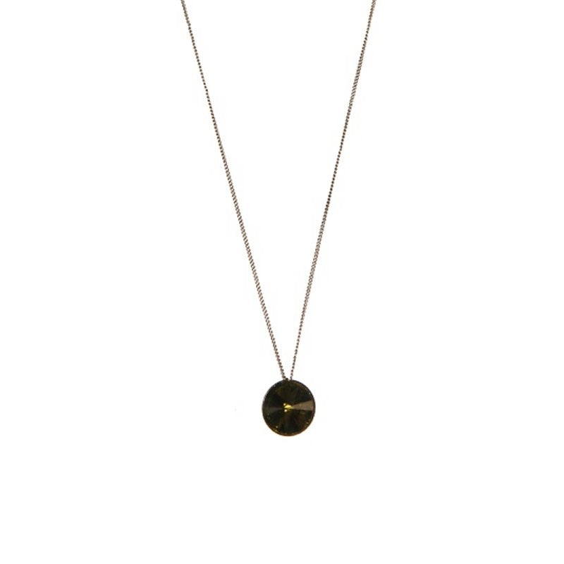 Konplott Halskette hängend Collier Rivoli grün Olivin