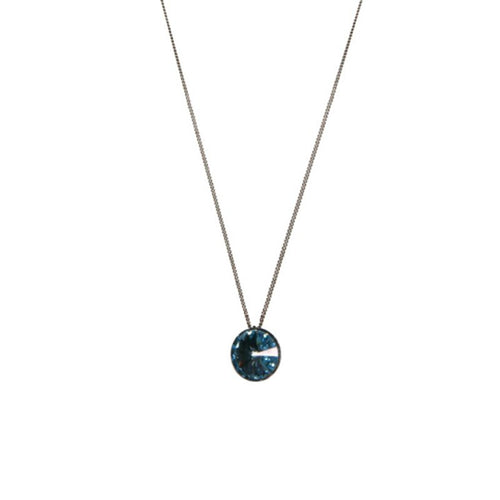 Konplott Halskette hängend Collier Rivoli hellblau Aquamarin