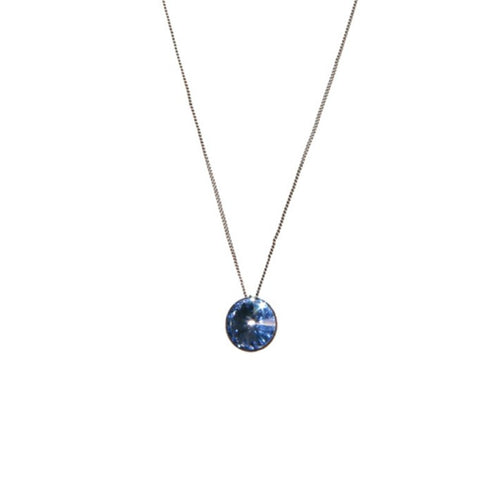 Konplott Halskette hängend Collier Rivoli hellblau Hell-Saphir