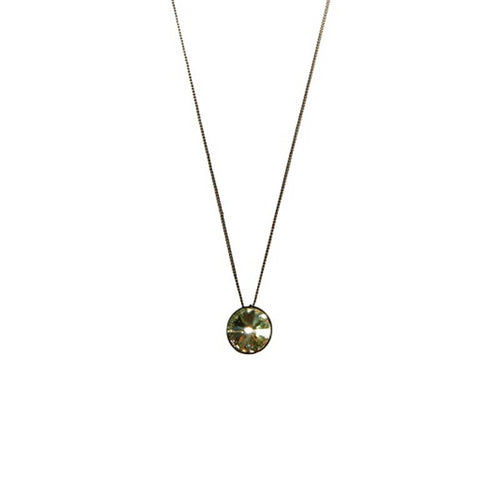 Konplott Halskette hängend Collier Rivoli hellgrün Chrysolit