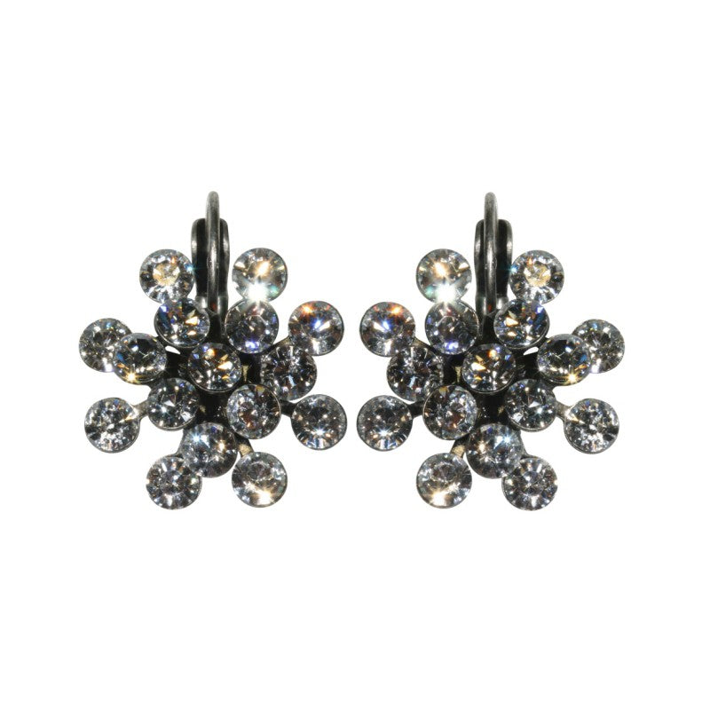 Konplott Ohrringe EuroWire Ohrhänger Magic Fireball weiß Kristall