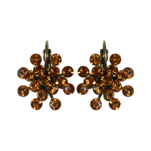 Konplott Ohrringe EuroWire Ohrhänger Magic Fireball gelb Topaz