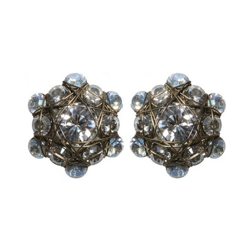 Konplott Ohrringe Ohrstecker Bended Lights weiß