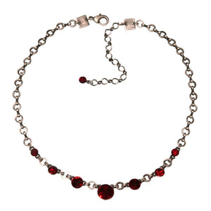 Konplott Halskette Collier Rivoli rot Siam