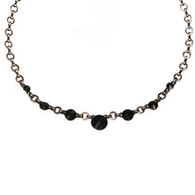 Laden Sie das Bild in den Galerie-Viewer, Konplott Halskette Collier Rivoli schwarz Jet hematit