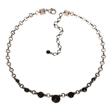 Laden Sie das Bild in den Galerie-Viewer, Konplott Halskette Collier Rivoli schwarz Jet hematit