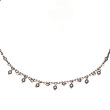 Laden Sie das Bild in den Galerie-Viewer, Konplott Halskette Collier Pearl Shadow grau Schwarzer Diamant