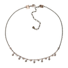 Laden Sie das Bild in den Galerie-Viewer, Konplott Halskette Collier Pearl Shadow grau Schwarzer Diamant