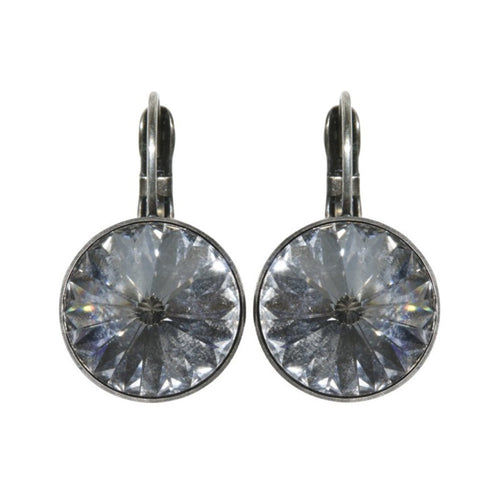 Konplott Ohrringe EuroWire Ohrhänger Rivoli weiß Kristall