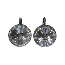 Laden Sie das Bild in den Galerie-Viewer, Konplott Ohrringe EuroWire Ohrhänger Rivoli weiß Kristall