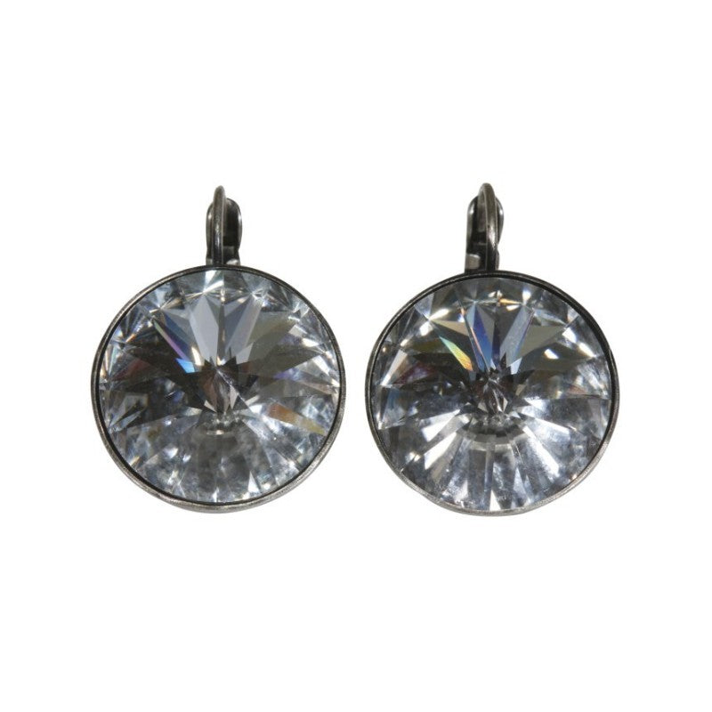 Konplott Ohrringe EuroWire Ohrhänger Rivoli weiß Kristall