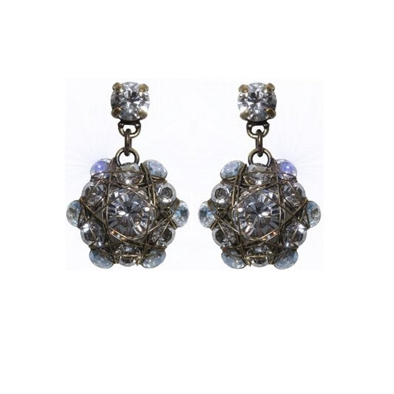 Konplott Ohrringe Ohrstecker Bended Lights hängend weiß