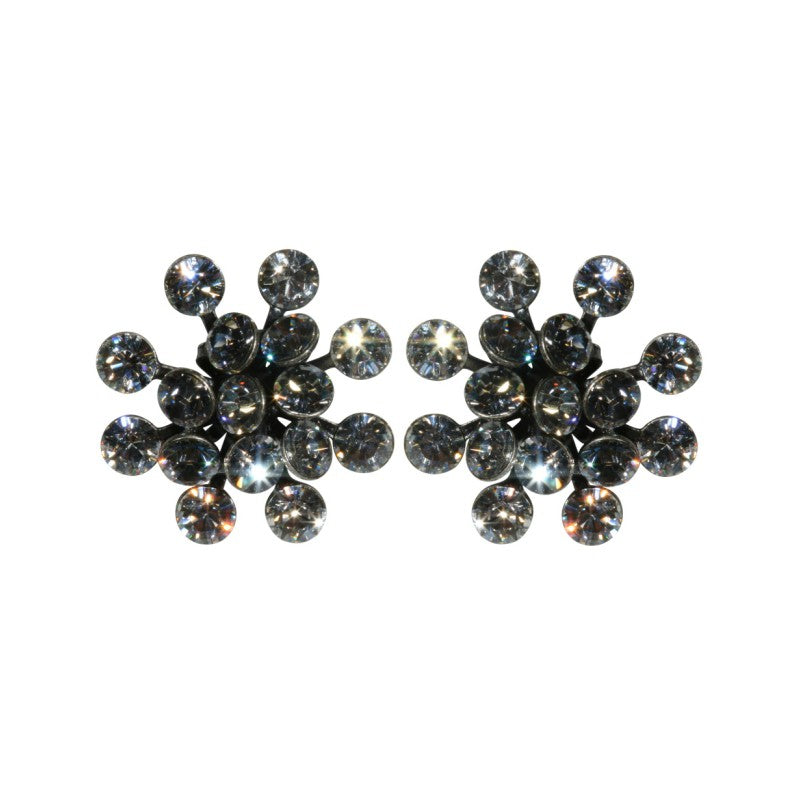 Konplott Ohrringe EuroWire Ohrstecker Magic Fireball weiß Kristall