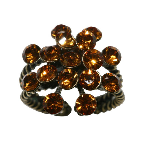 Konplott Ring Magic Fireball gelb Topaz