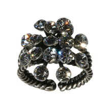 Laden Sie das Bild in den Galerie-Viewer, Konplott Ring Magic Fireball weiß Kristall