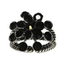 Laden Sie das Bild in den Galerie-Viewer, Konplott Ring Magic Fireball schwarz Jet