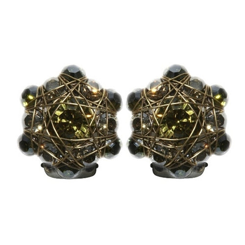 Konplott Ohrringe Ohrclip Bended Lights grün