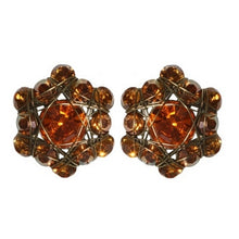 Laden Sie das Bild in den Galerie-Viewer, Konplott Ohrringe Ohrstecker Bended Lights orange / gelb