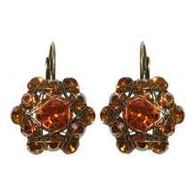 Laden Sie das Bild in den Galerie-Viewer, Konplott Ohrringe EuroWire Ohrhänger Bended Lights orange / gelb