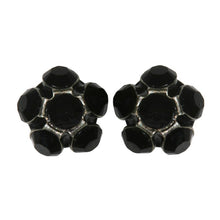 Laden Sie das Bild in den Galerie-Viewer, Konplott Ohrringe Ohrstecker Disco Balls schwarz Jet PP 18