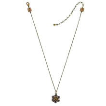 Laden Sie das Bild in den Galerie-Viewer, Konplott Halskette hängend Collier Bended Lights grün / gelb