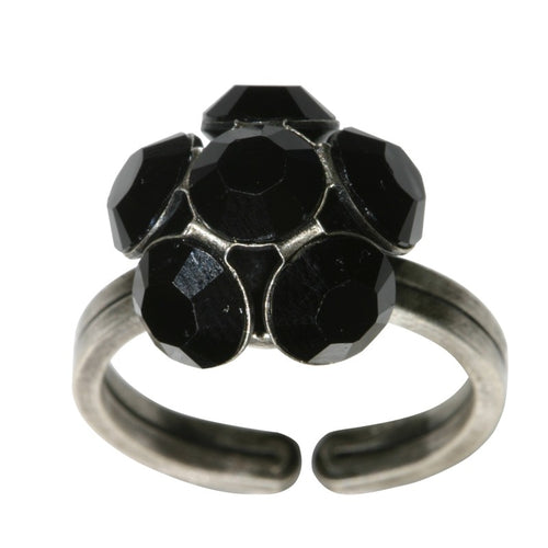 Konplott Ring Disco Balls schwarz Jet SS 29