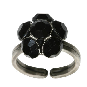 Konplott Ring Disco Balls schwarz Jet SS 29