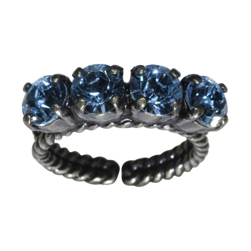 Konplott Ring Colour Snake hellblau Hell-Saphir SS 29