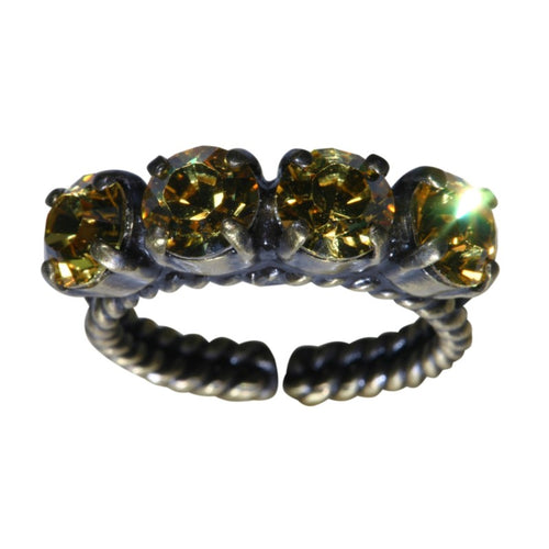 Konplott Ring Colour Snake gelb Hell-topaz SS 29