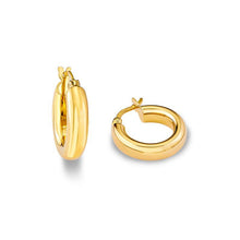 Laden Sie das Bild in den Galerie-Viewer, s.Oliver Jewel Damen Ohrringe Creolen 17 mm gelbgold SO1178/1 - 508308