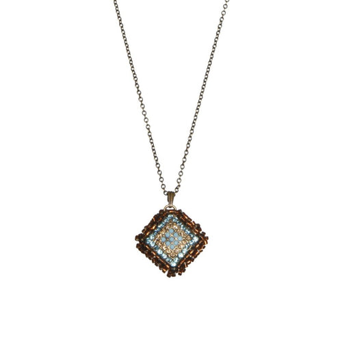 Konplott Halskette collier Beduin bluish / braun